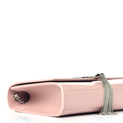 Saint Laurent Smooth Calfskin Medium Classic Monogram Kate Tassel Satchel Pale Blush 7 of 8
