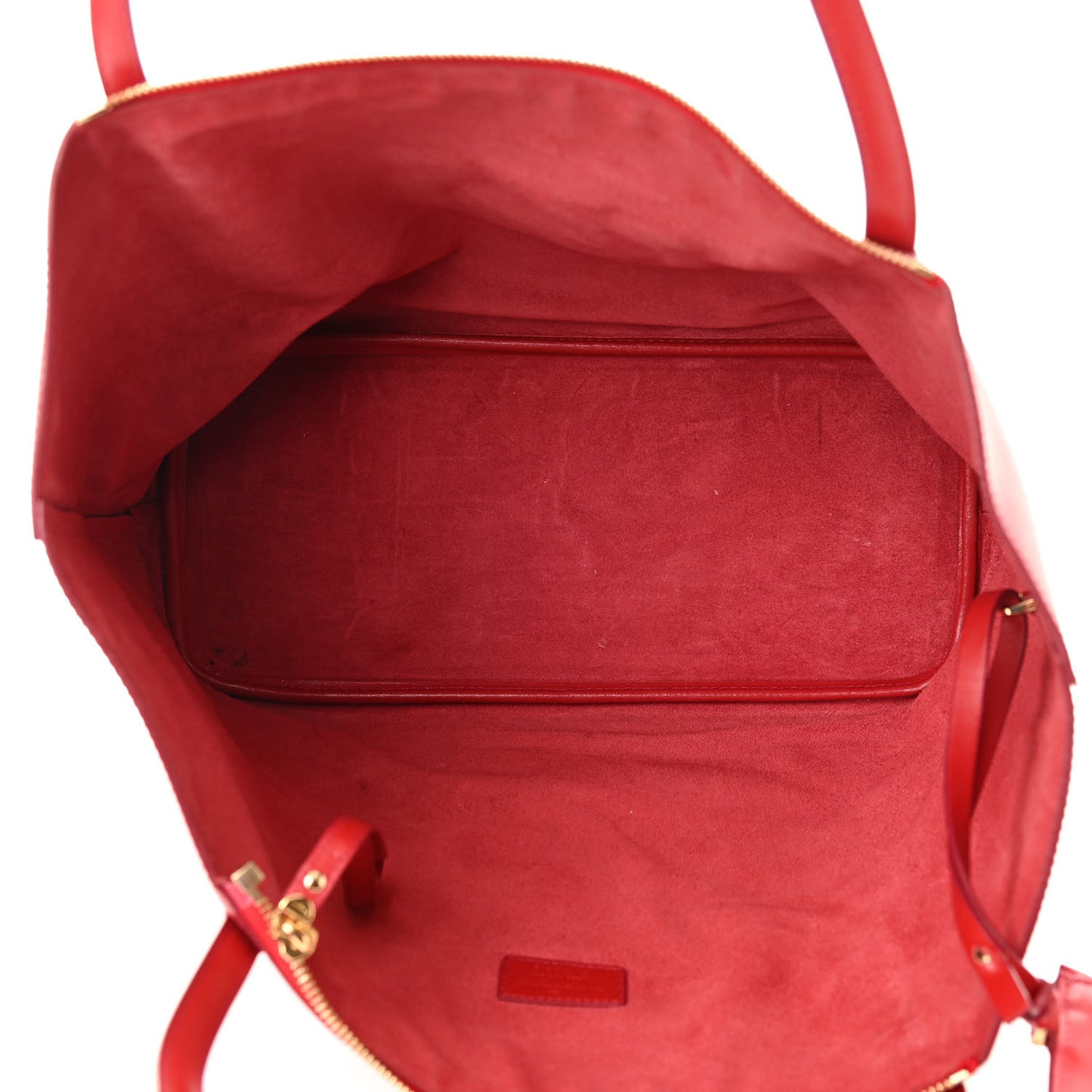 Calfskin Medium Gancini Tote Red
