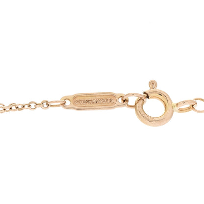 Tiffany 18K Rose Gold Infinity Double Chain Pendant Necklace 4 of 4
