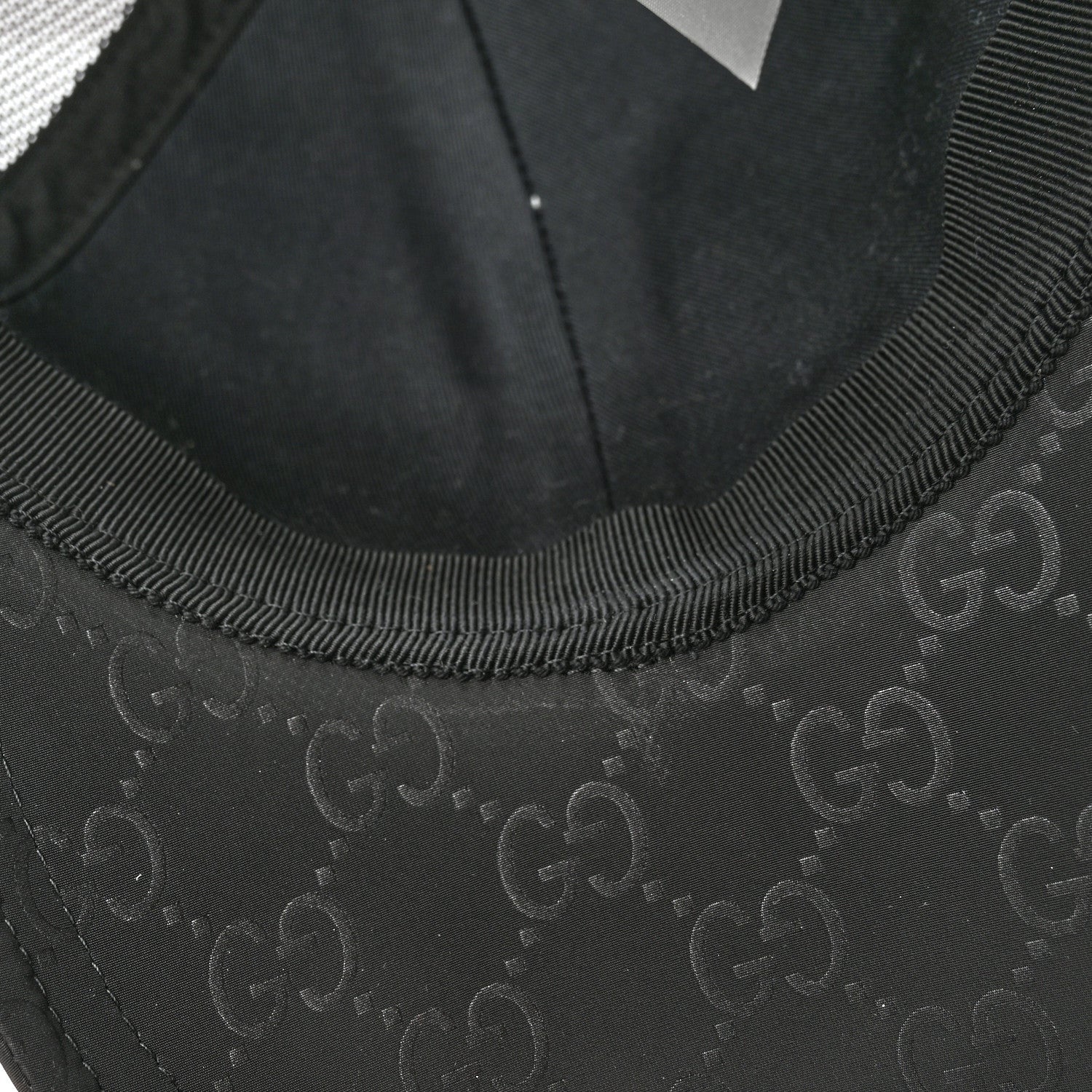 Gucci Nylon Monogram Baseball Hat L Black 10 of 12