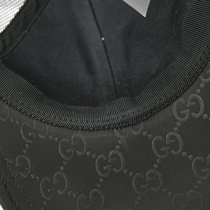 Gucci Nylon Monogram Baseball Hat L Black 10 of 12