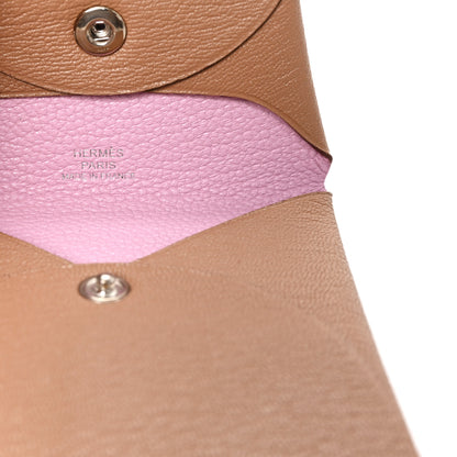 Hermes Chevre Mysore Bastia Verso Coin Purse Quebracho Mauve Sylvestre 6 of 7