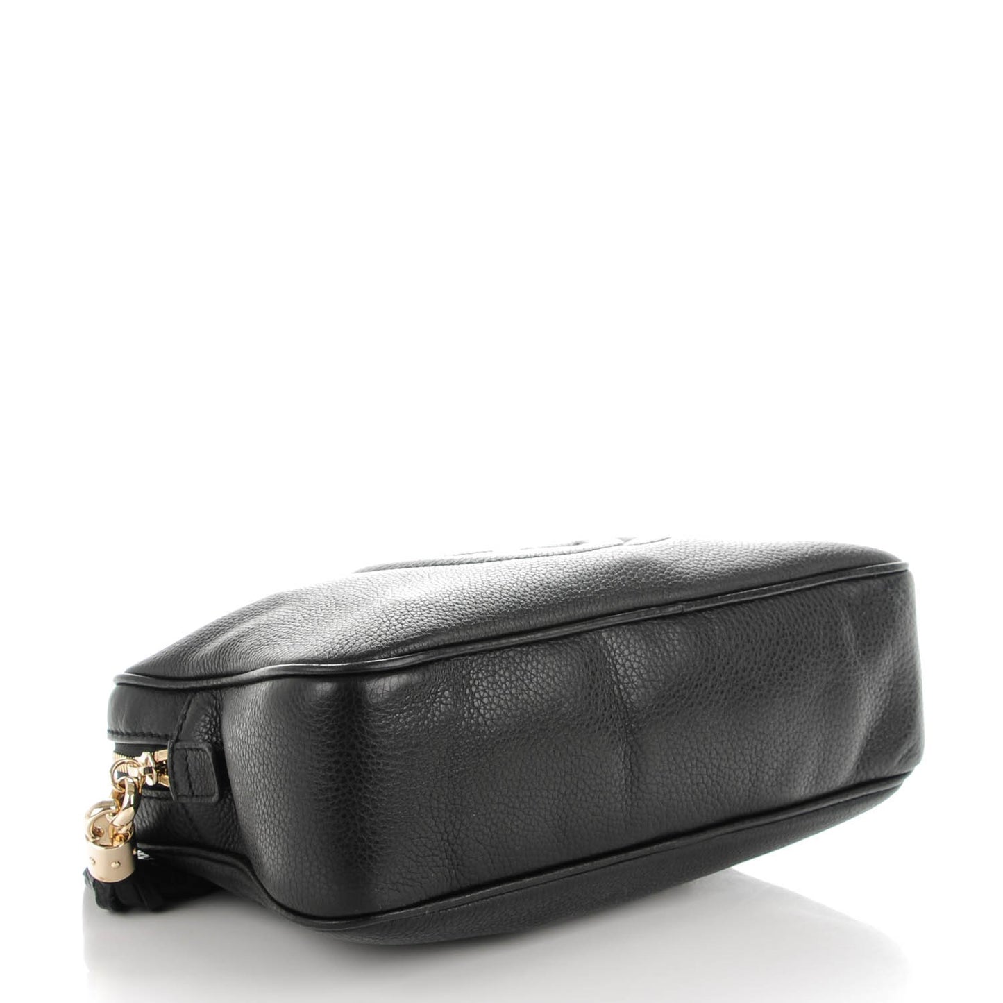 Pebbled Calfskin Small Soho Bowler Black