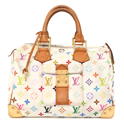 Louis Vuitton Monogram Multicolor Speedy 30 White 1 of 9