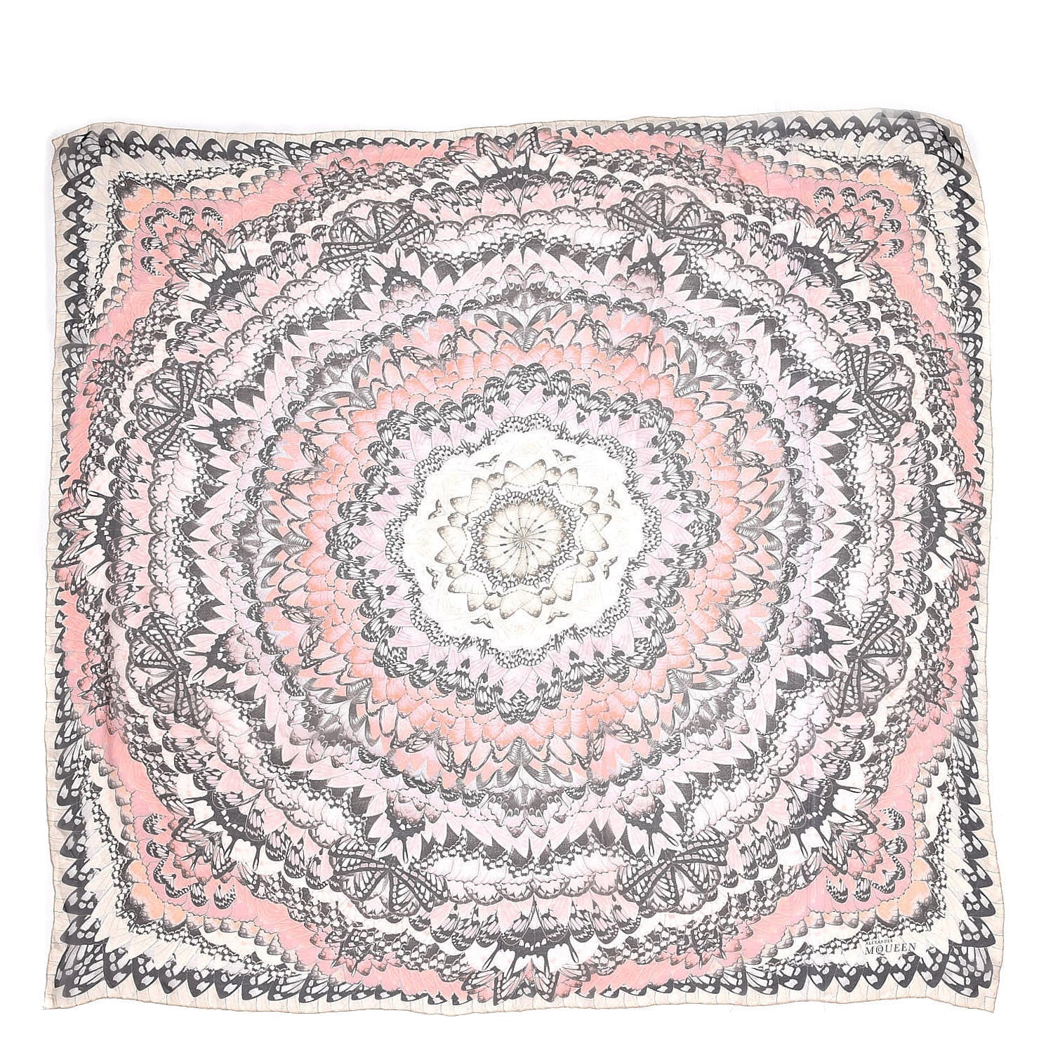 Alexander McQueen Silk Chiffon Butterfly Scarf 1 of 4