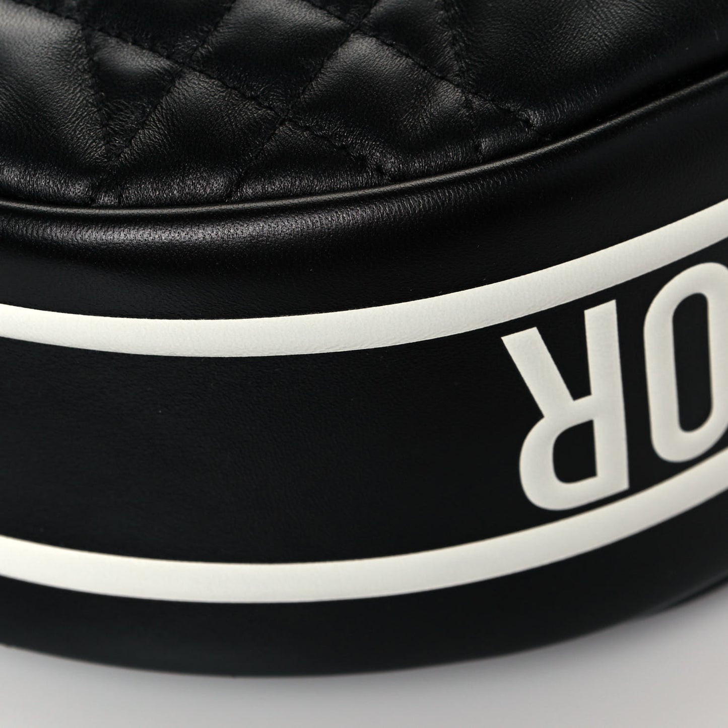 Lambskin Cannage Medium Dior Vibe Hobo Bag Black