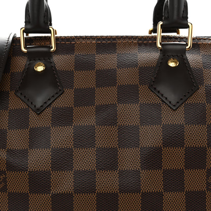 Louis Vuitton Damier Ebene Speedy Bandouliere 25 7 of 9