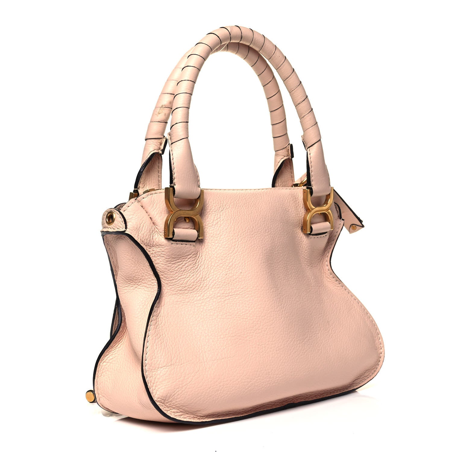Chloe Calfskin Small Marcie Satchel Blush Nude 3 of 12
