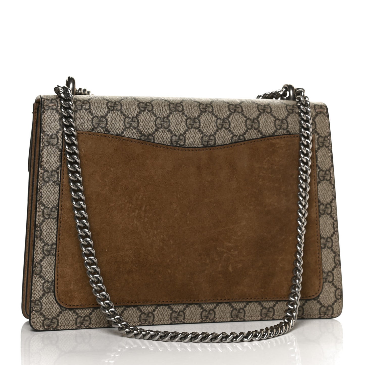 GG Supreme Monogram Medium Dionysus Shoulder Bag Taupe