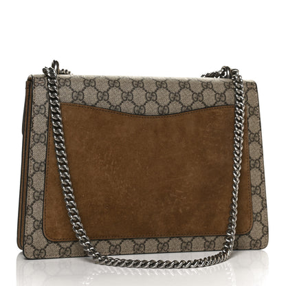 Gucci GG Supreme Monogram Medium Dionysus Shoulder Bag Taupe 3 of 11