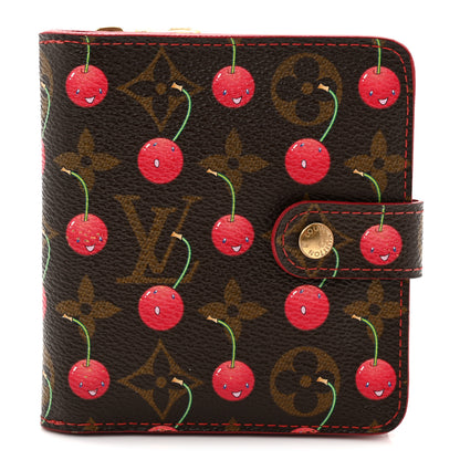 Louis Vuitton Monogram Cerises Compact Zippe Wallet 1 of 7