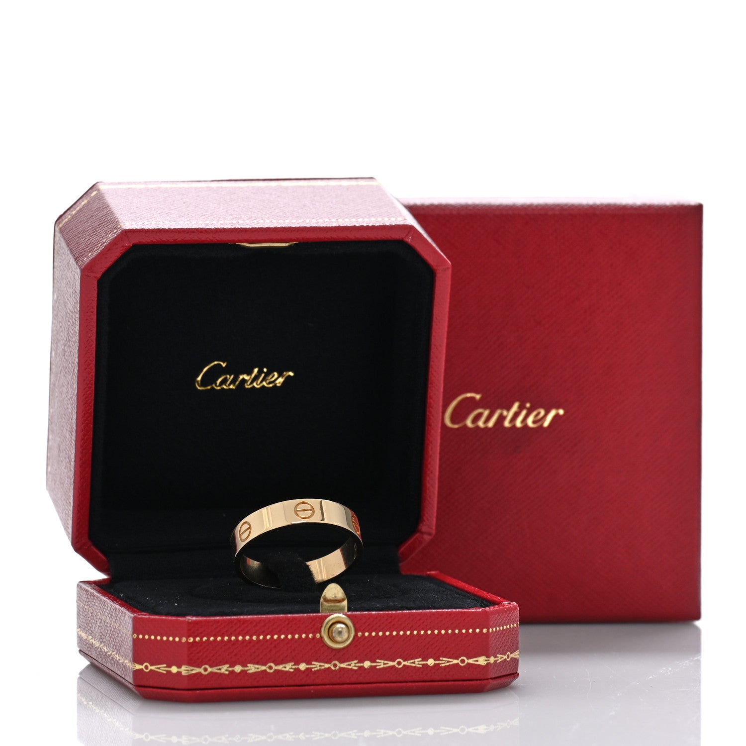 Cartier 18K Yellow Gold 5.5mm LOVE Band Ring 71 13.25 5 of 5