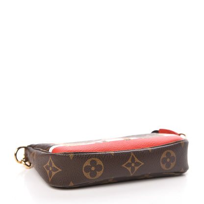 Louis Vuitton Monogram 2018 Christmas Animation Mini Cats Pochette Accessories 4 of 8