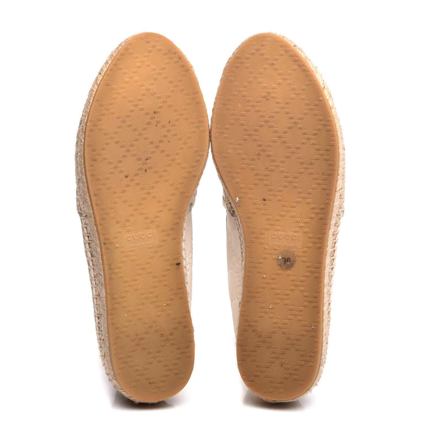 Gucci Guccissima Signature Espadrilles 36 Mystic White 5 of 8