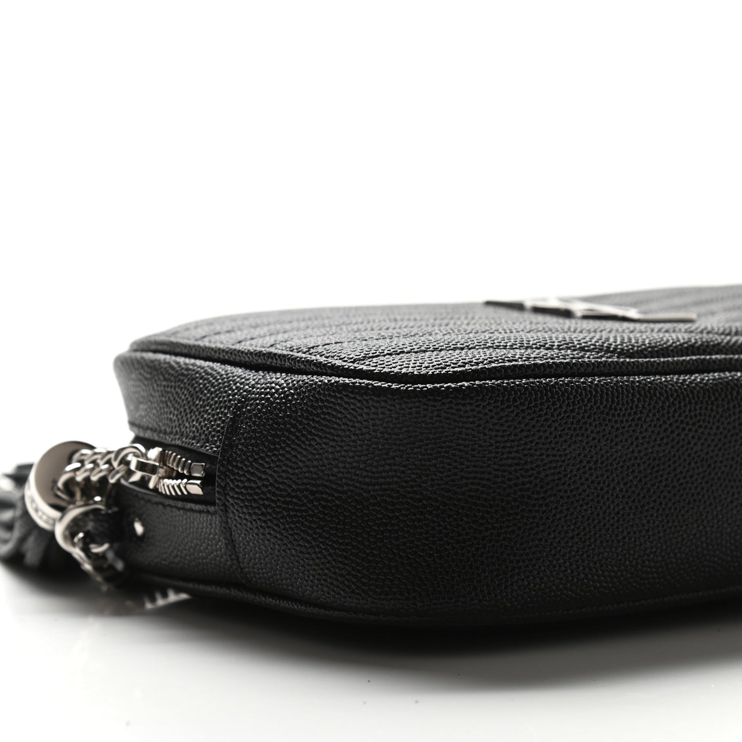 Grain De Poudre Matelasse Monogram Mini Lou Camera Bag Black