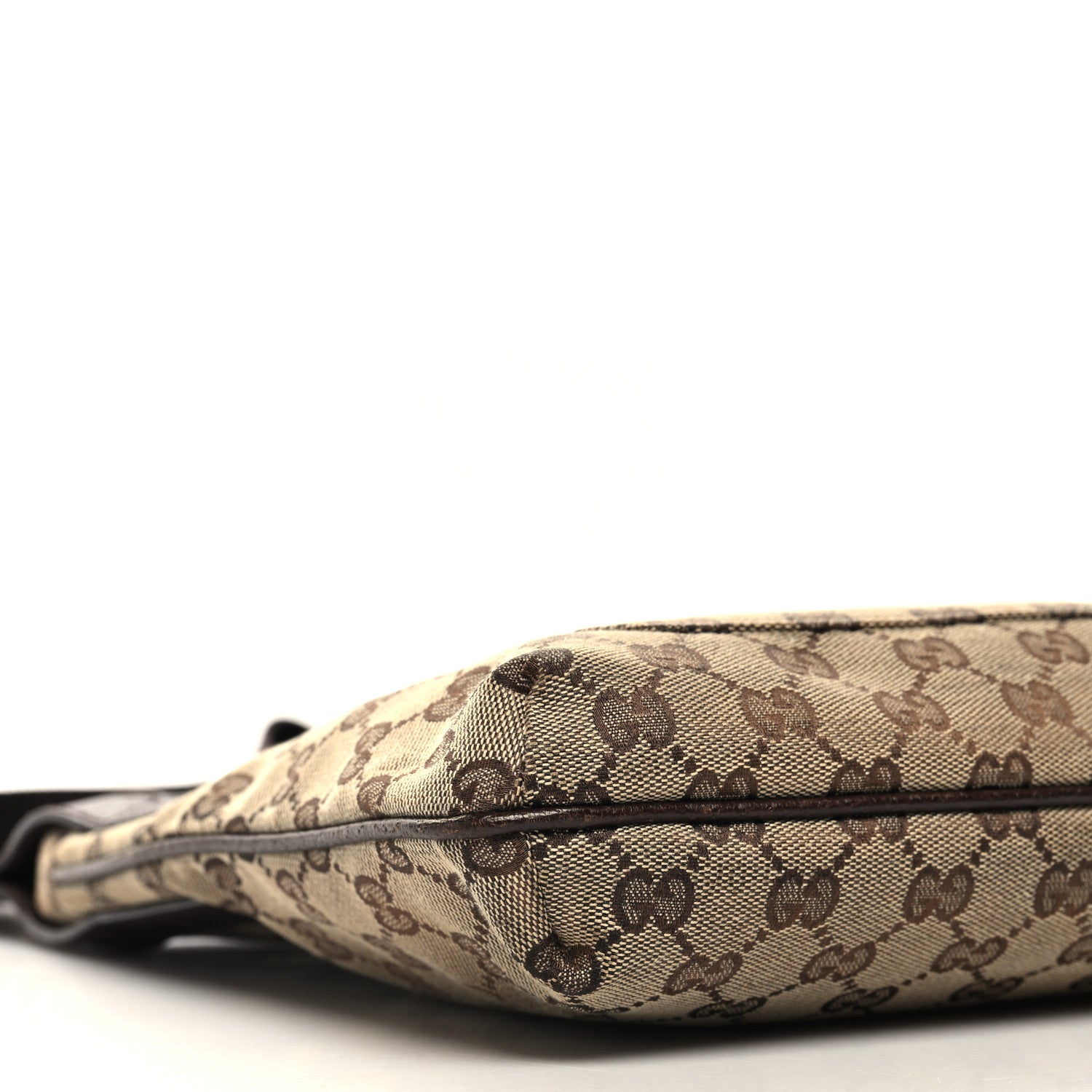Gucci Monogram Flat Messenger Bag Dark Brown 9 of 11