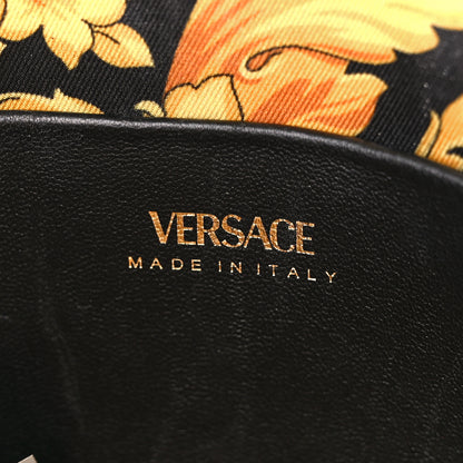 Versace Nappa Barocco Quilted Small Virtus V Chain Shoulder Bag Black 6 of 12