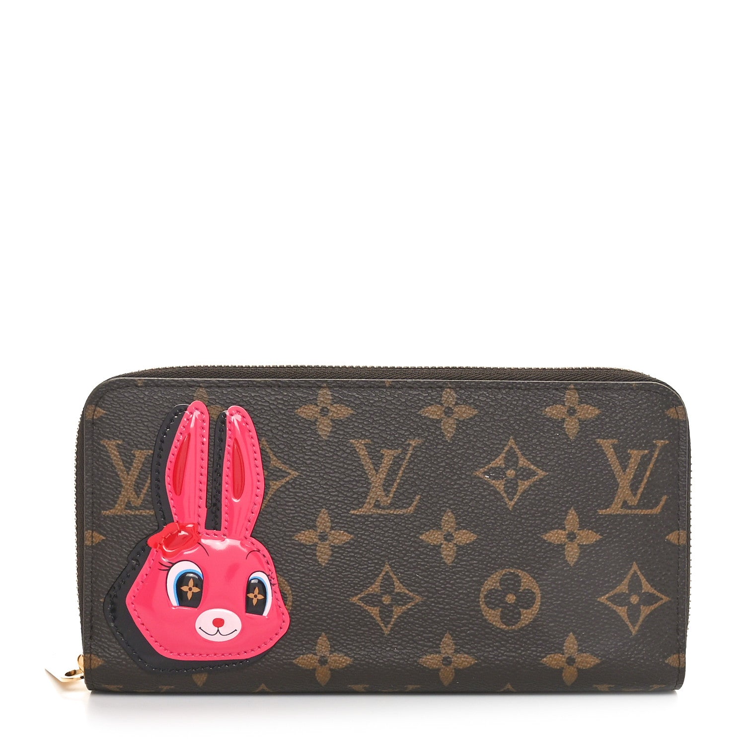 Louis Vuitton LV X SY  Monogram Rabbit Zippy Wallet Pink 1 of 9