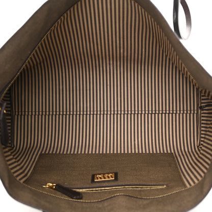 Fendi Zucca Spalmati Medium Roll Tote Tobacco Moro 5 of 14