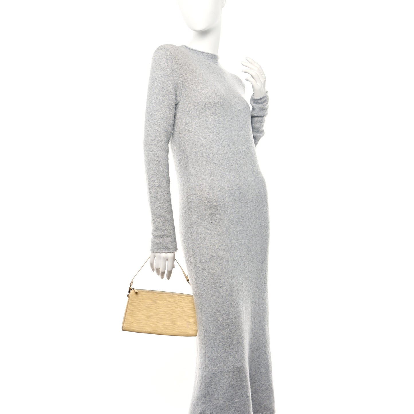 Epi Pochette Accessories 24 Ivory