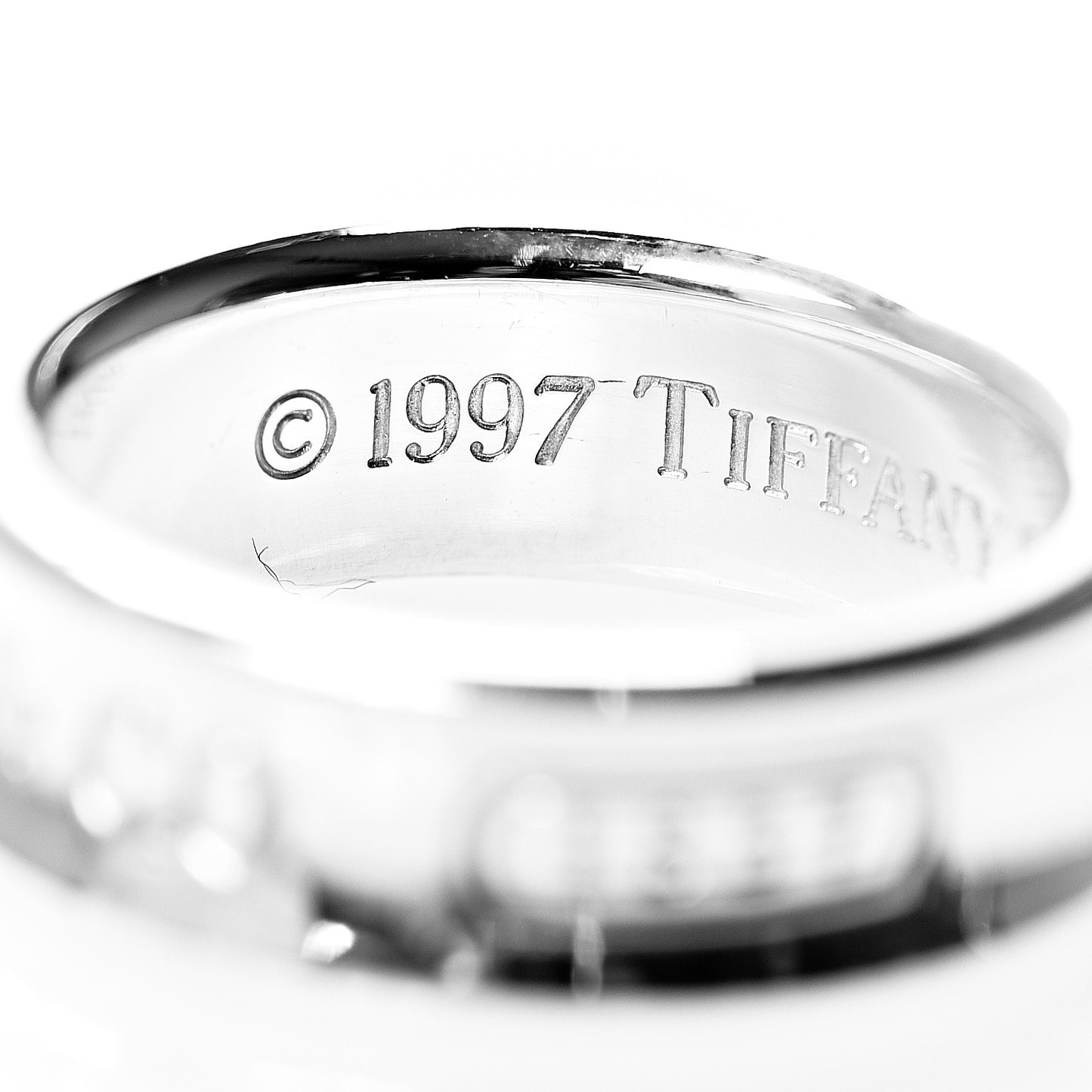Sterling Silver 1837 Band Ring 53 6.25