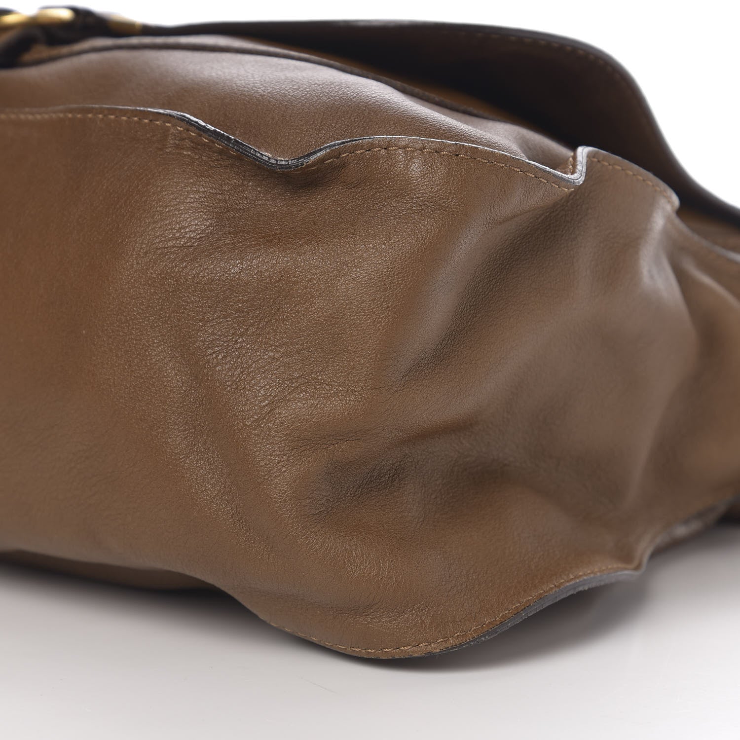 Chloe Calfskin Large Marcie Satchel Barbour Khaki 8 of 8