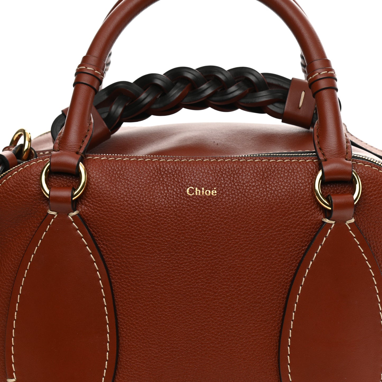 Calfskin Medium Daria Sepia Brown