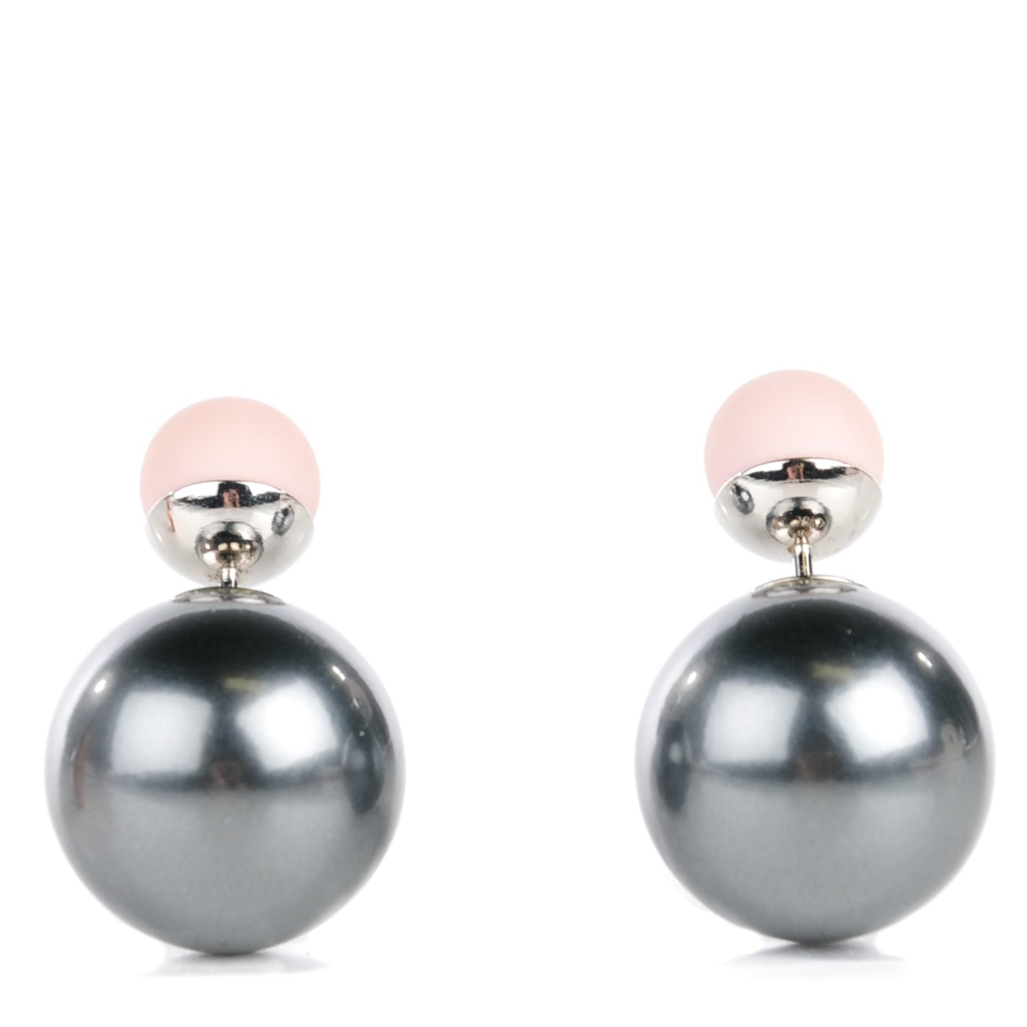 Mise En Dior Tribal Earrings Grey Pink