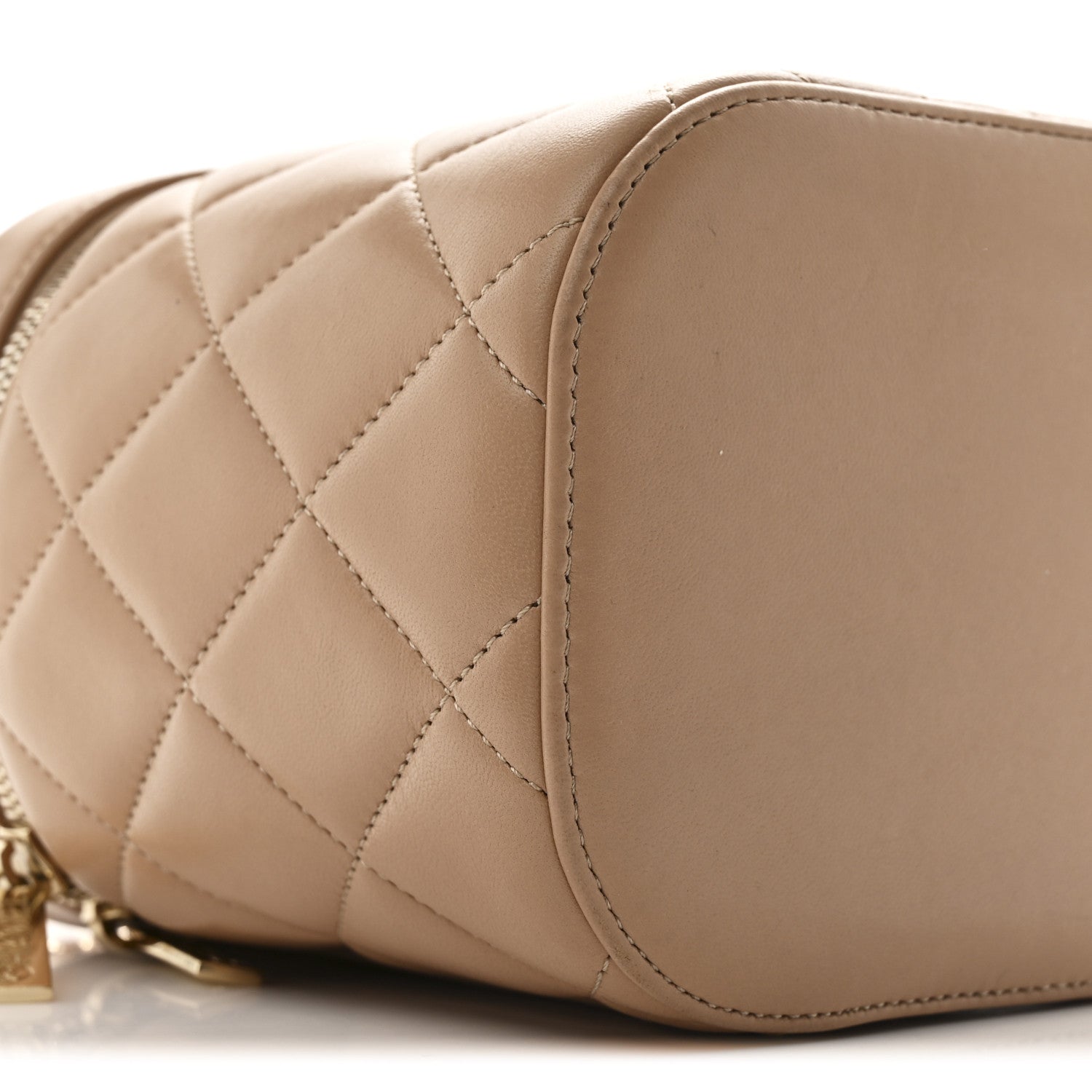 Chanel Lambskin Quilted Trendy Vanity Case Beige 9 of 11