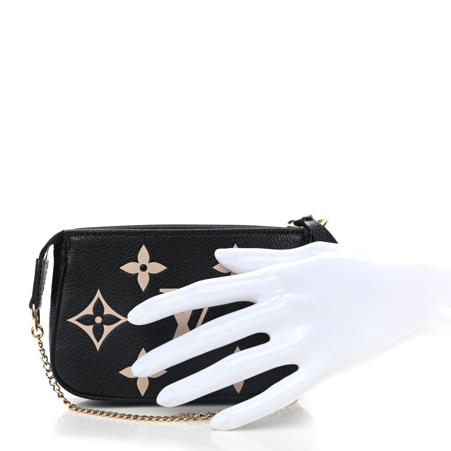 Louis Vuitton Empreinte Monogram Giant Mini Pochette Accessories Black 2 of 7