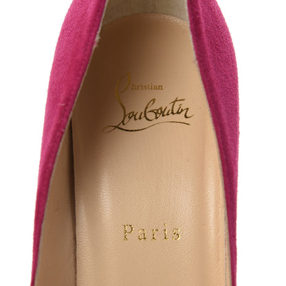 Christian Louboutin Veau Velours So Kate 130 Pumps 40 Pink 7 of 10