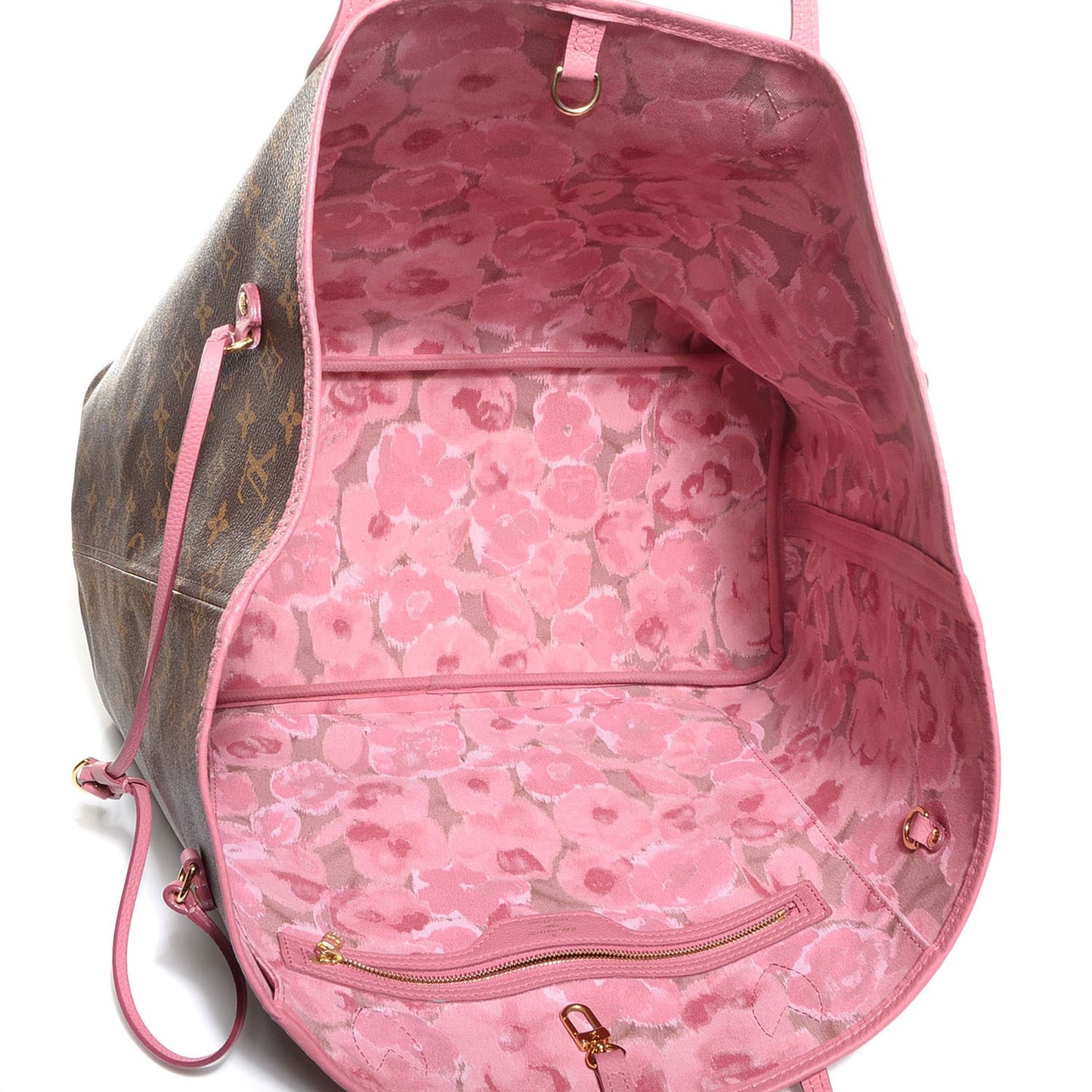 Monogram Articles de Voyage Ikat Neverfull GM Rose Velours