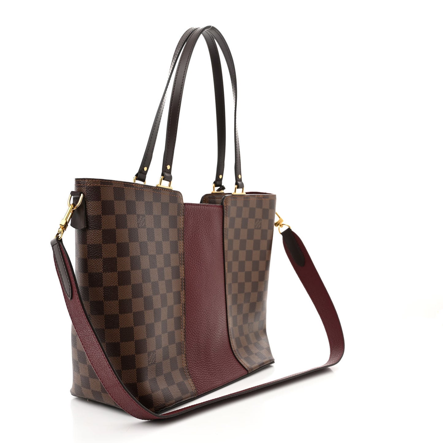 Damier Ebene Taurillon Jersey Bordeaux