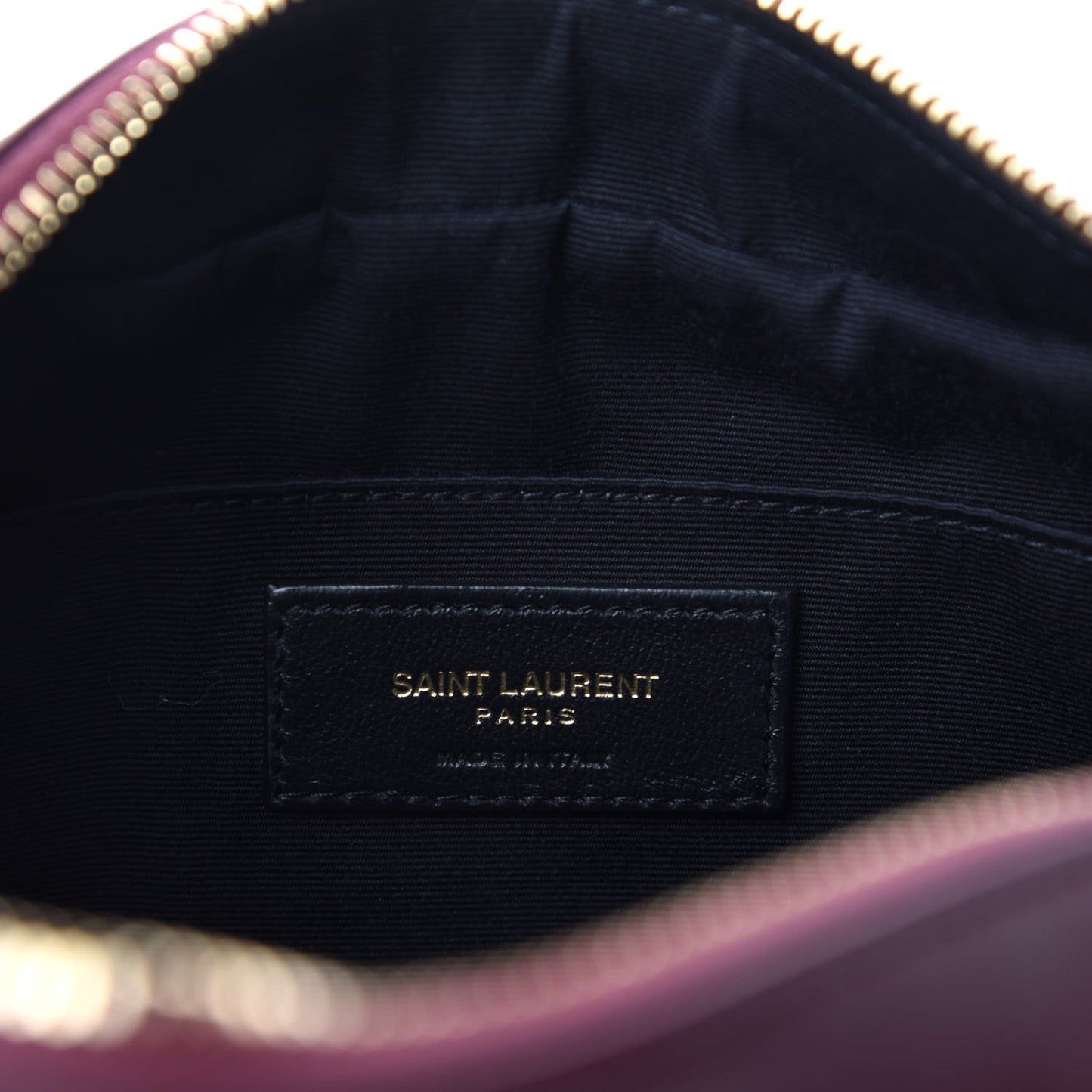 Calfskin Matelasse Monogram Lou Camera Bag Dark Legion Red
