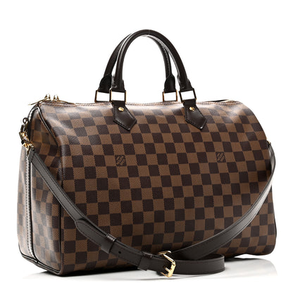 Louis Vuitton Damier Ebene Speedy Bandouliere 35 3 of 9