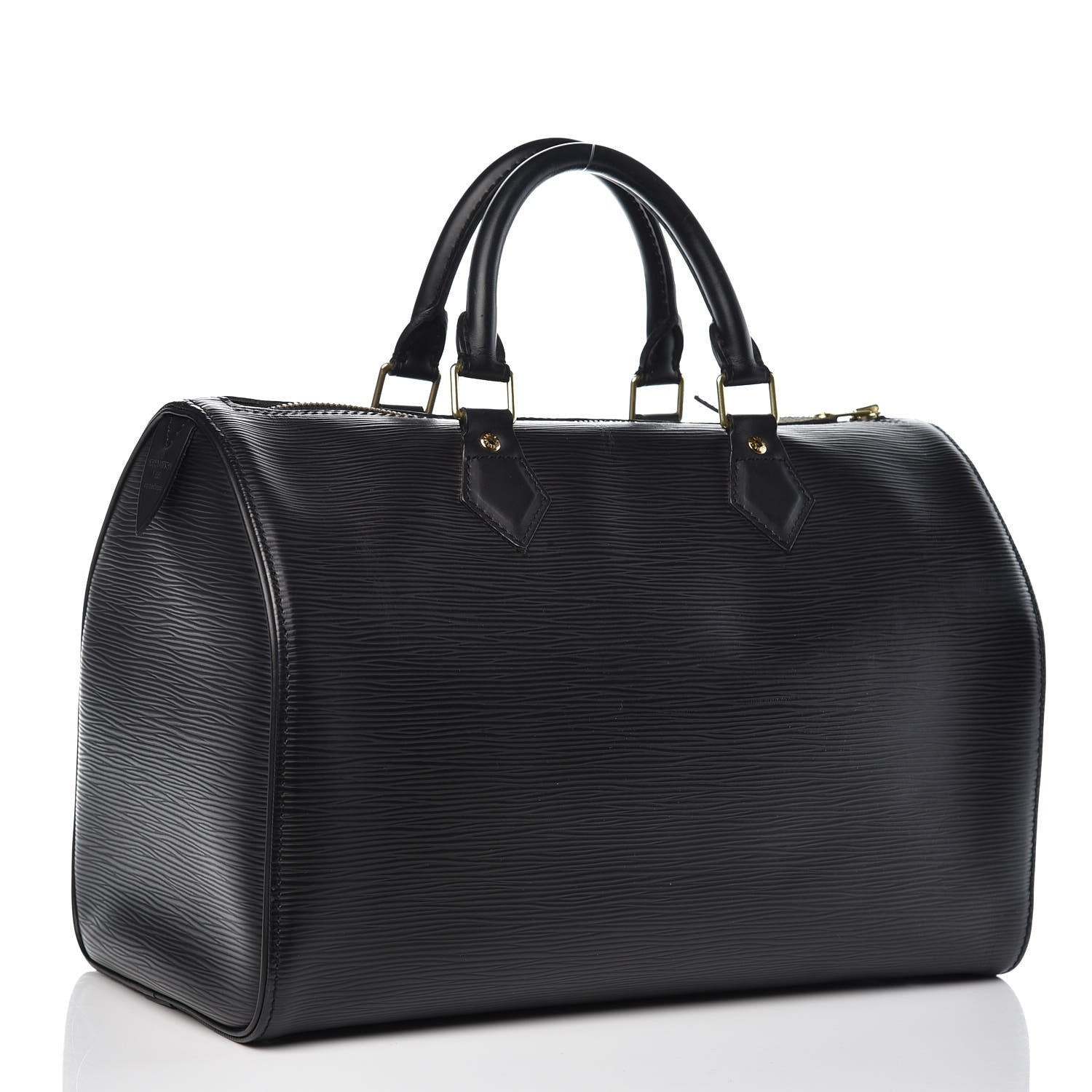 Louis Vuitton Epi Speedy 30 Black 3 of 14