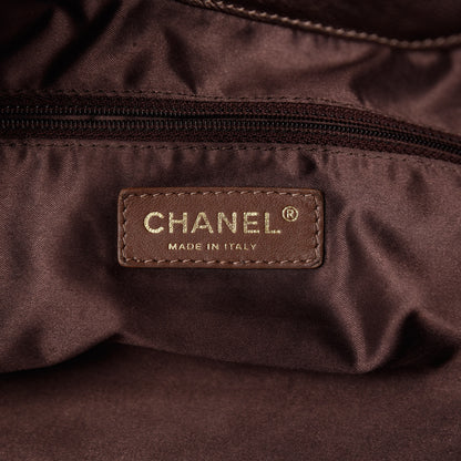 Chanel Metallic Calfskin Baby Coco Cabas Bronze 6 of 11