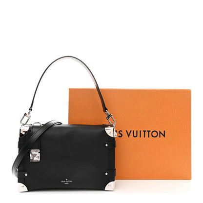 Louis Vuitton Calfskin Side Trunk MM Black 10 of 10