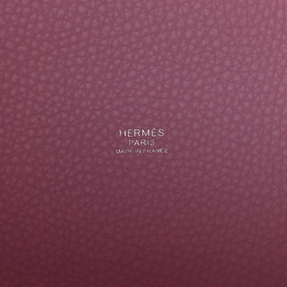 Hermes Taurillon Clemence Picotin Lock 18 PM Mauve Sylvestre 5 of 8
