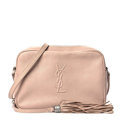 Saint Laurent Lambskin Monogram Small Lou Camera Bag Marble Pink 1 of 13