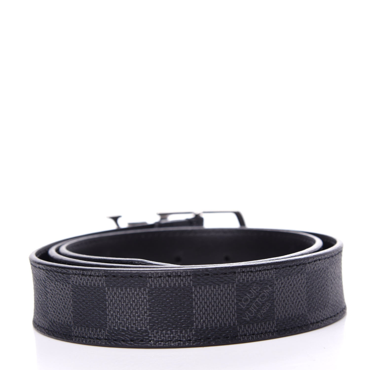 Louis Vuitton Damier Graphite 30mm Neogram LV Belt 85 34 2 of 8