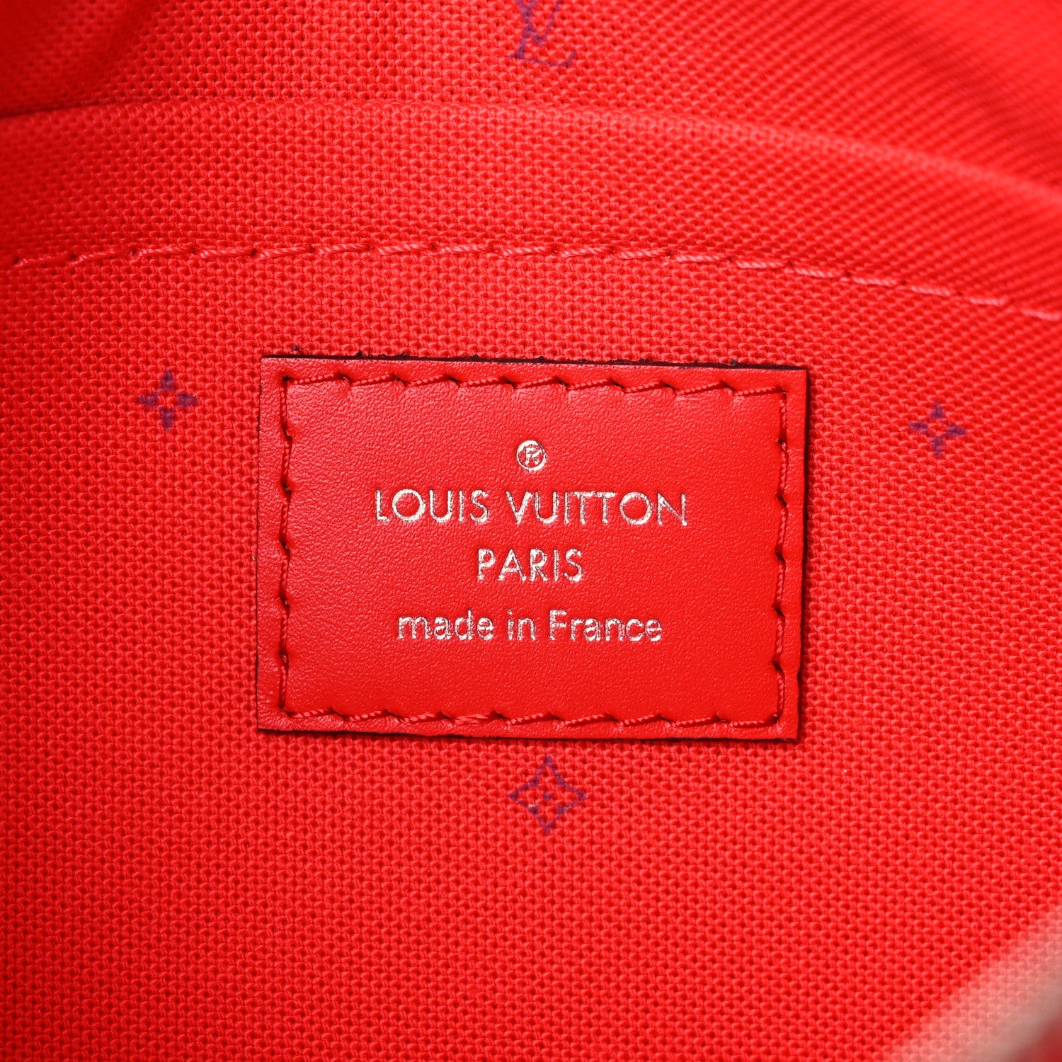 Louis Vuitton Monogram Escale Neverfull MM GM Pochette Rouge 6 of 6