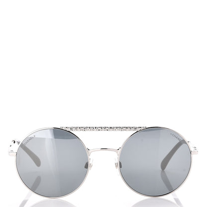 Chanel Metal Winter Round Sunglasses 4232 Silver 2 of 7