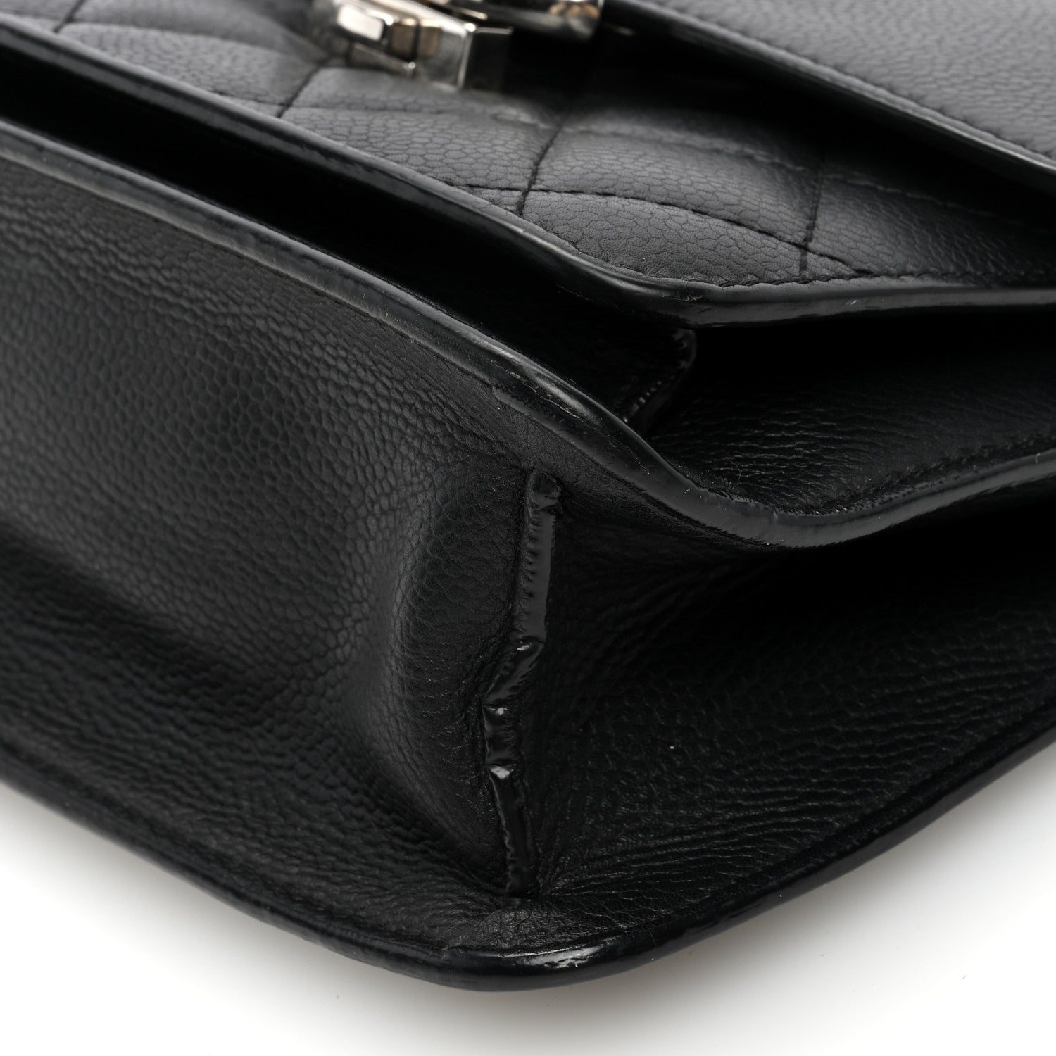 Chanel Caviar Quilted CC Box Flap Black 10 of 11