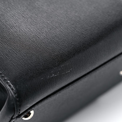 Fendi Vitello Elite Bi Color 3Jours Tote Argento Black 21 of 28