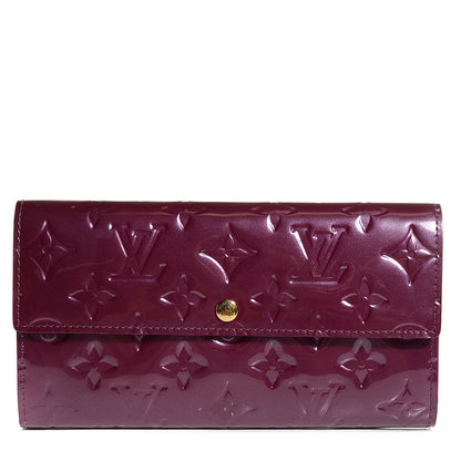 Louis Vuitton Vernis Sarah Wallet Violet 1 of 8
