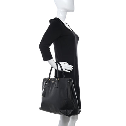 Prada Saffiano Large Galleria Double Zip Tote Black 2 of 29
