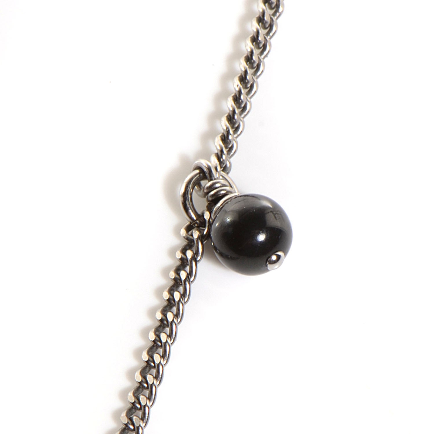 Chanel Ruthenium CC Necklace Black Purple 6 of 7