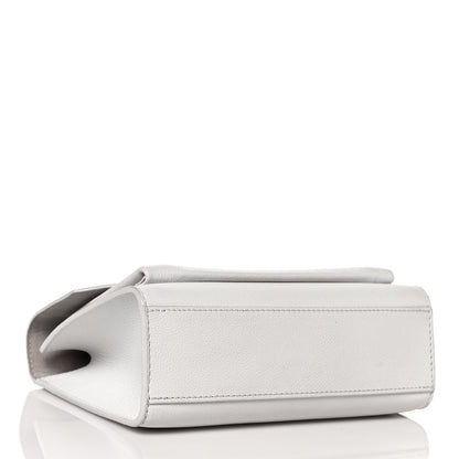 Louis Vuitton Soft Calfskin Mylockme Chain Bag BB White 4 of 16