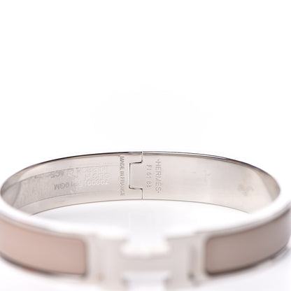 Hermes Enamel Narrow Clic Clac H Bracelet GM Marron Glace 4 of 5